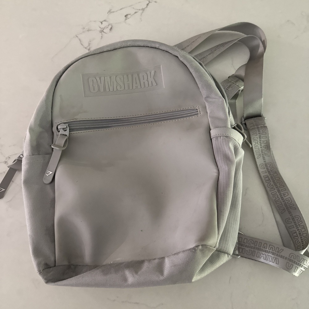 Gymshark Everyday Adult Mini Backpack Purse Light Blue 12"H x 9"W x 4"D Bag Pack